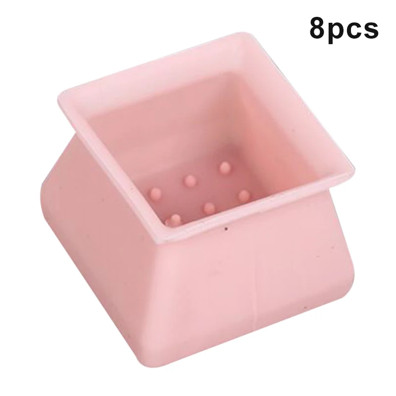 

Silicone Furniture Leg Protection Cover Table Feet Pad Floor Protector Square for Home Hogard