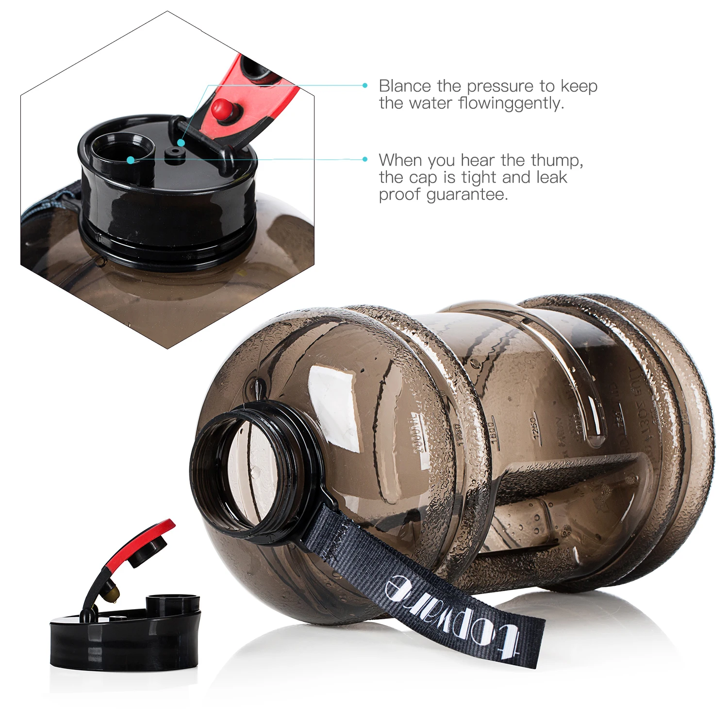 Многоразовая пластиковая бутылка конфетного цвета ежедневное увлажнение