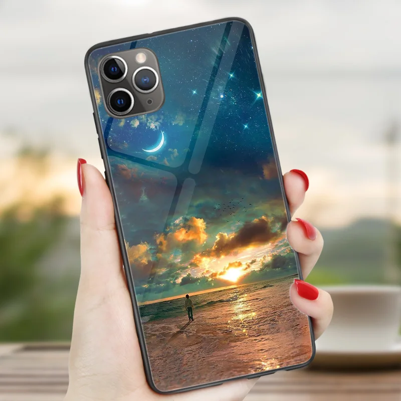Глянцевый твердый пластиковый чехол для iPhone 11 PRO MAX XS X 7 Plus 8 6 6S 5 | Мобильные