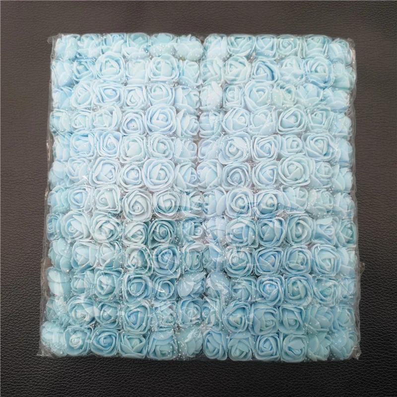 Искусственные мини розы 2 см 144 шт. искусственные цветы для дома свадьбы украшения