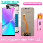 Дисплей 6,3 дюйма для Huawei Honor Play, ЖК-дисплей, цифровой преобразователь сенсорного экрана для Honor COR-L09, запасные части дисплея