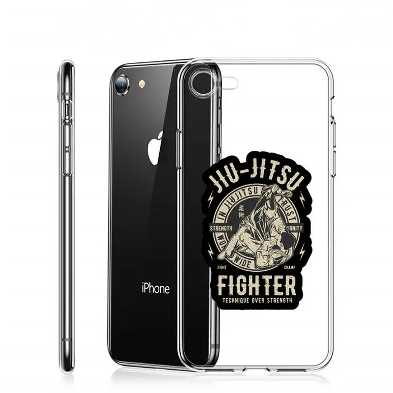 

jiu jitsu BJJ Brazilian Phone Case For iphone 12 11 8 7 6s 6 5 5s 5c se plus mini x xs xr pro max Transparent soft