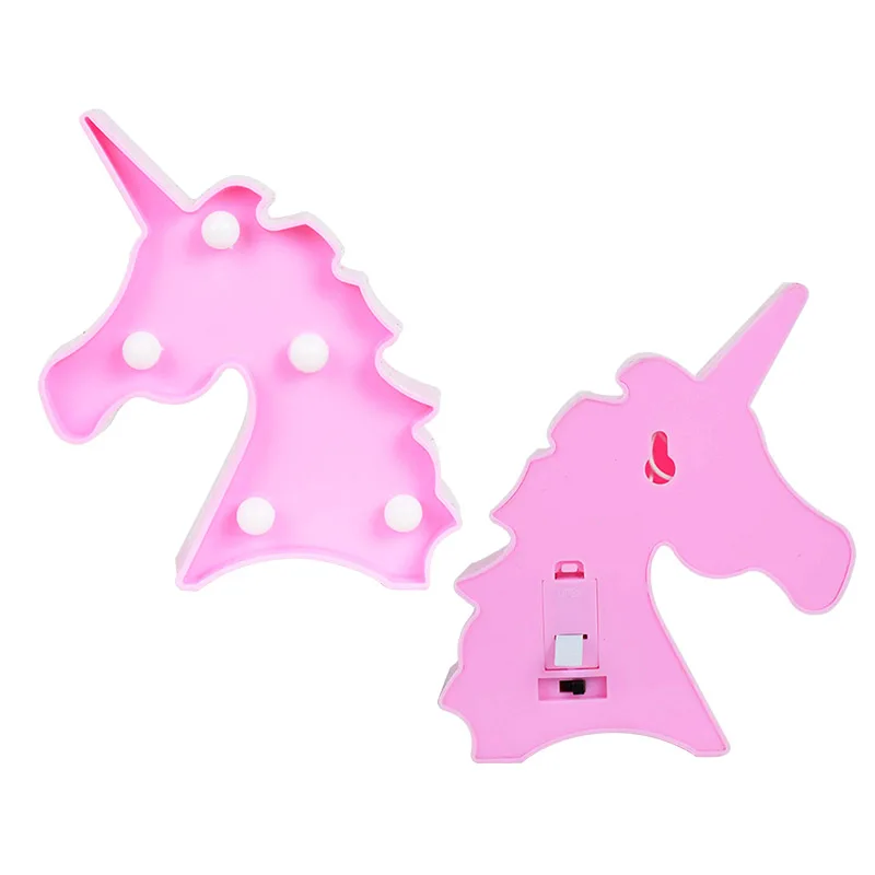 1Pc 3D Star LED Night Lights Cartoon Unicorn Flamingo Cloud LED Table Lamp For Kids Bedroom Decor New Year Gift Indoor Lighting images - 6