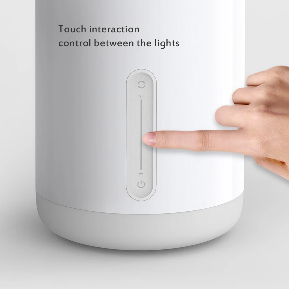 Xiaomi Йи светильник Mijia прикроватная лампа 2 Smart APP Управление сенсорный выключатель версия RGB светодиодный ночной Светильник умный дом xiaomi ночной Светильник
