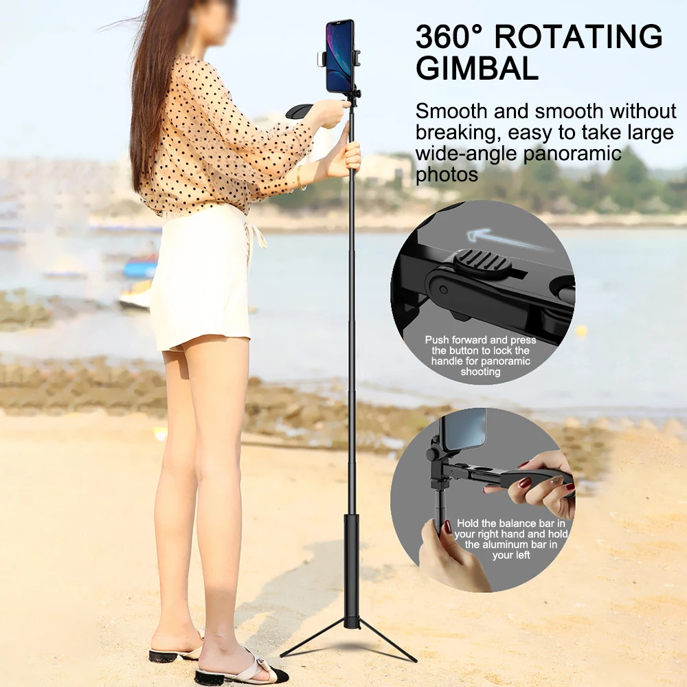 Беспроводная селфи-палка 3 в 1 штатив с дистанционным управлением Bluetooth для