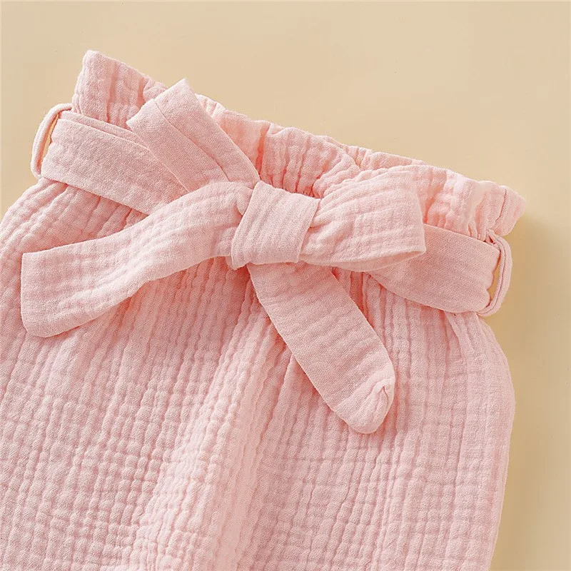 Для маленьких девочек комплект из трех предметов милый комбинезон с кружевное