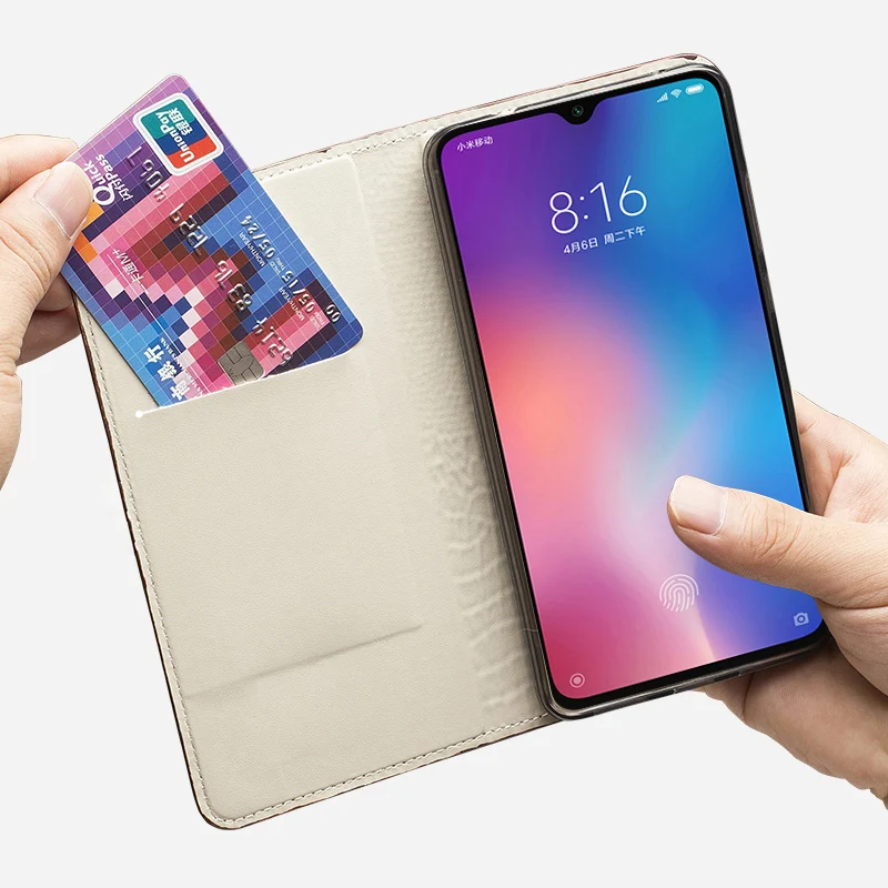 Чехол-книжка для Xiaomi Redmi Note 9S 9 8 8T 8A 7 7A 6 6A 5 5A 10X K30 Poco F1 X2 X3 F2 Pro кожаный | Мобильные