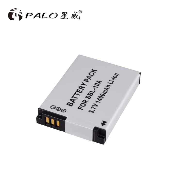 PALO 4 шт. 1400 мАч SLB 10A SLB10A батареи камеры для SAMSUNG HMX U10 U100 SL720 SL310W SL820 HZ15W HZ10W ES60|Цифровые