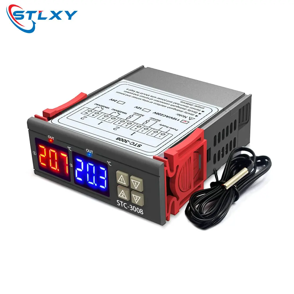 Цифровой терморегулятор с двумя релейными выходами 10 А 220 В | Инструменты