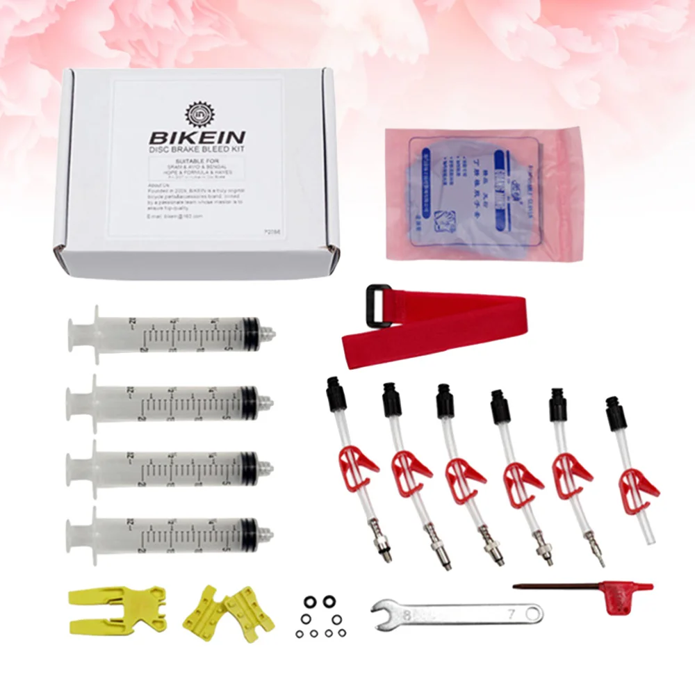 

Hydraulic Disc Brake DOT Oil Bleed Kit Tools MTB Bike Brake Repair Tools