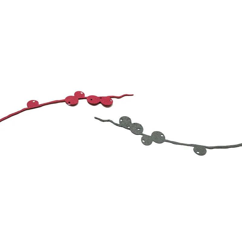 Металлические Вырубные штампы в виде ягод и ветвей декоративные для рукоделия