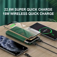 wireless power bank 20000mah 22 5w super fast charging portable mini powerbank phone external battery charger auxiliary battery