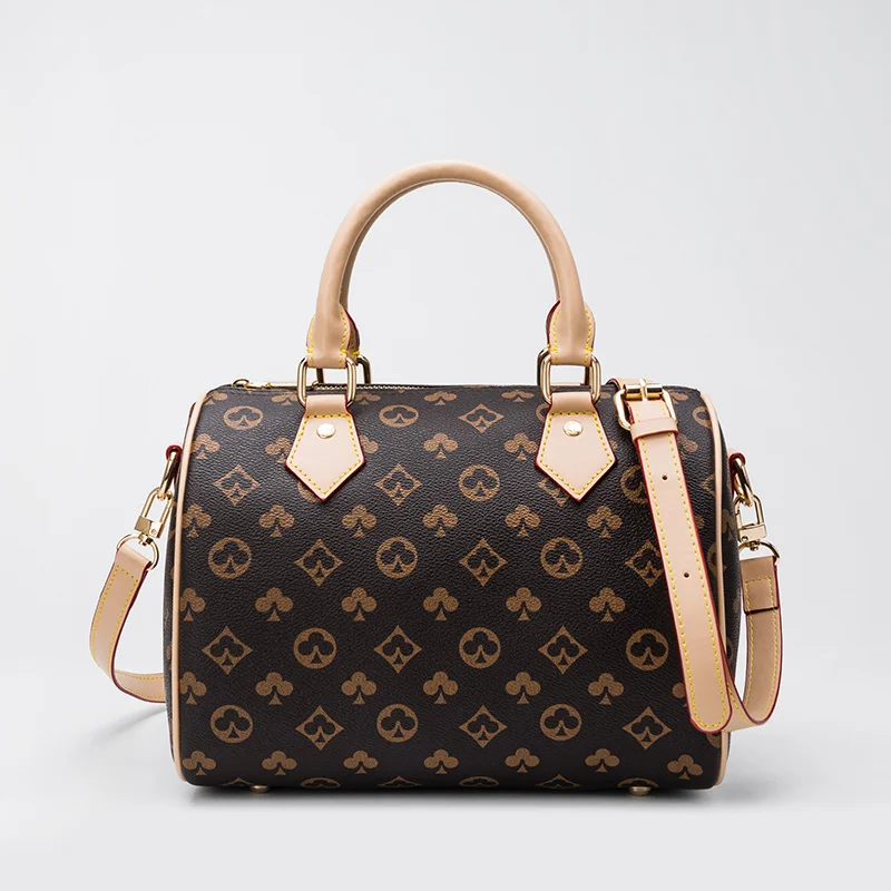 

Boston Pillow Small Bag Female New Korean Style Simple Printing Messenger Shoulder Bag Portable Female Bag