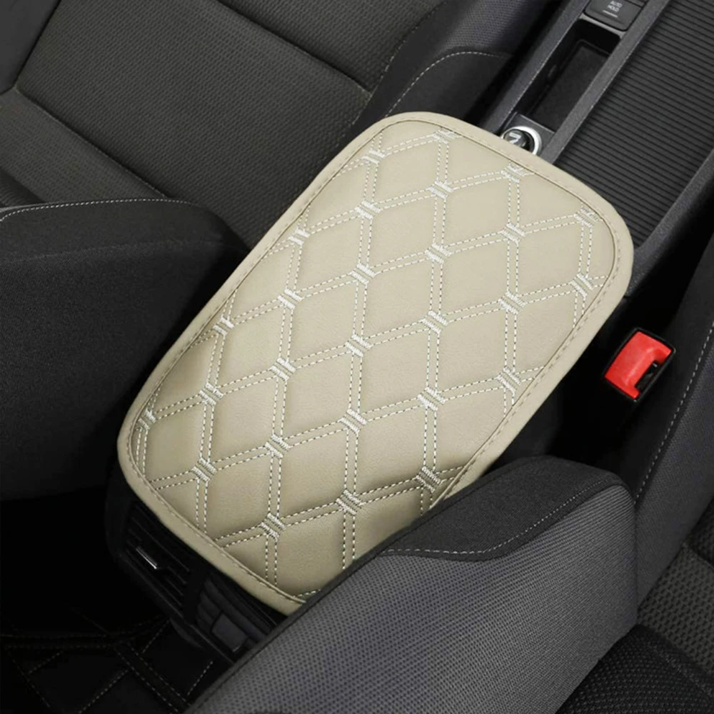 Кожаный Автомобильный Коврик для подлокотника водонепроницаемый универсальный