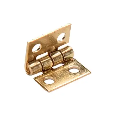 100 шт., миниатюрные золотистые металлические петли для 1/12 домов