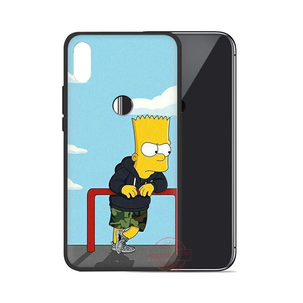 WEBBEDEPP The Simpson TPU phone case for Huawei P10 P20 P30 Lite Pro Y6 Y7 prime 2018 Y9 2019 |