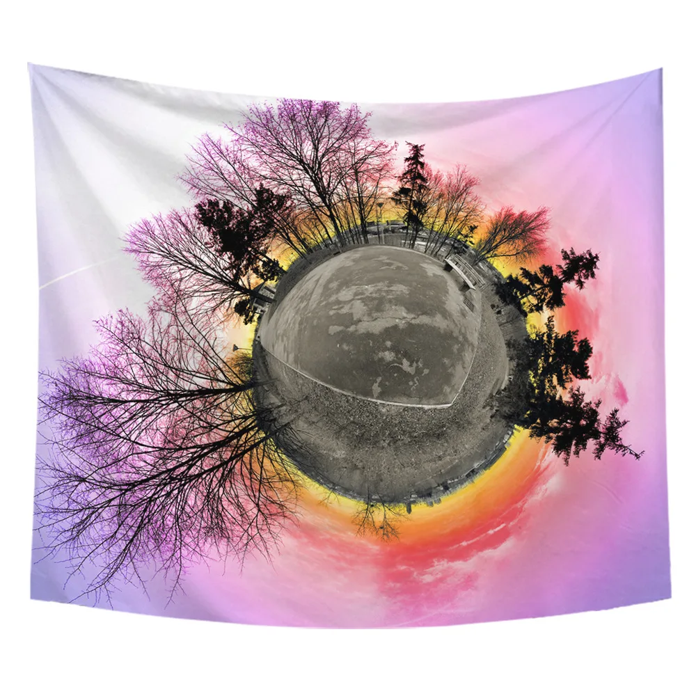 

Wallcloth background cloth Beautiful scenery tapestry background cloth
