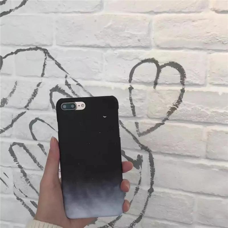 Ottwn Earth Moon Planet чехол для телефона s для iPhone 11 Pro Max 6 6S 7 8 Plus X XR XS MAX Жесткий PC парный чехол Звездный матовый чехол для телефона - Цвет: 4006