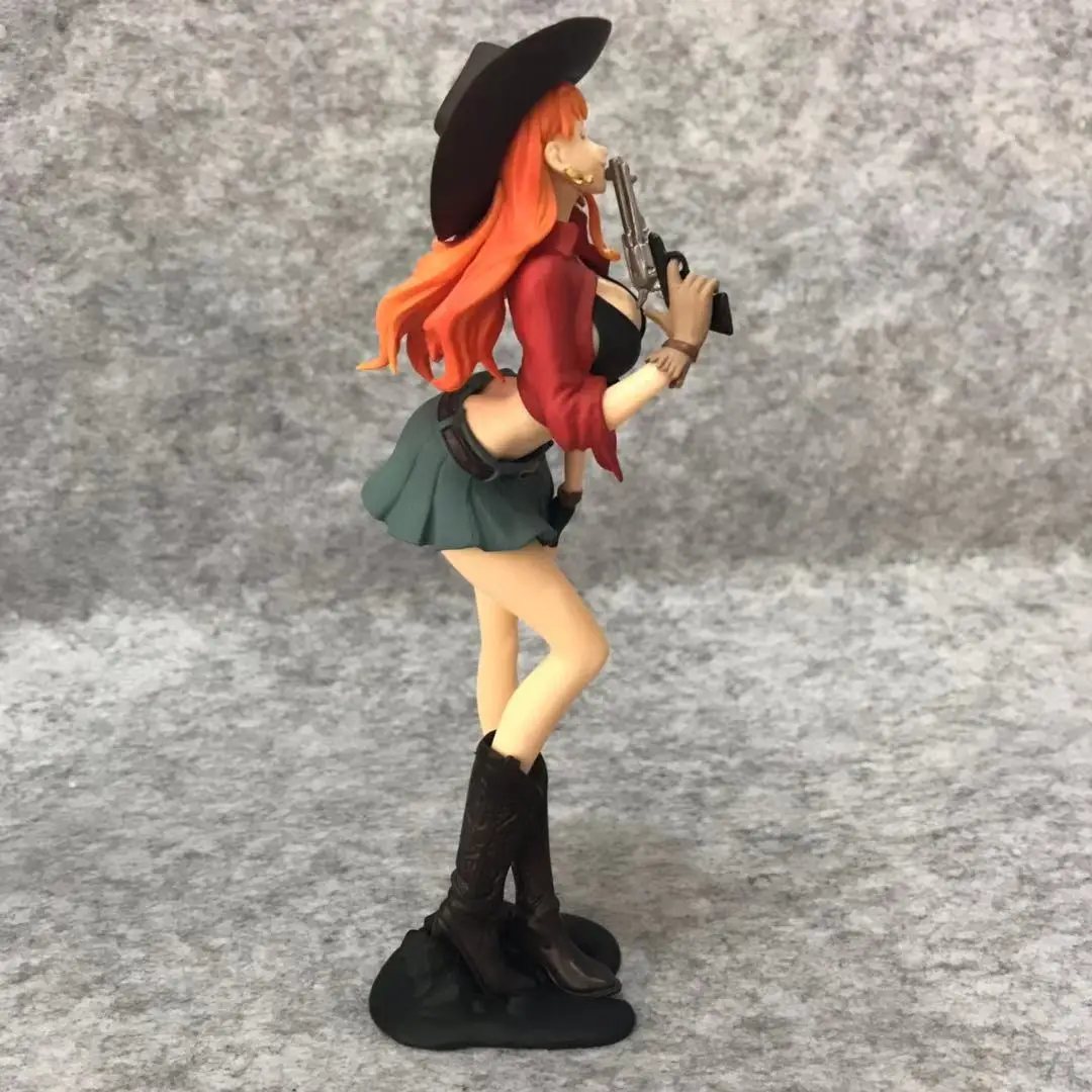 

One Piece Jeans Freak Nami Action Figure 1/8 scale painted figure Treasure Cruise World Journey Nami PVC figure Toy Brinquedos