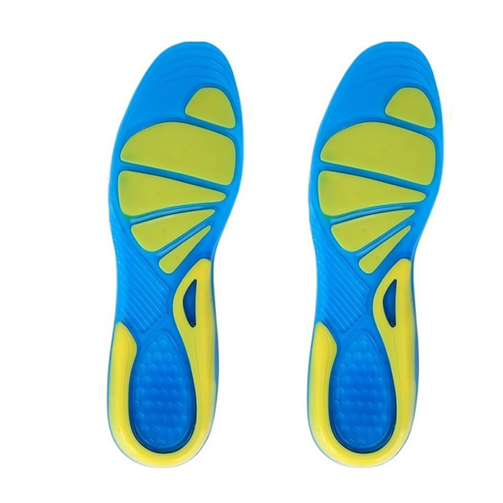 

Sport Shock Absorption Orthopedic Insole Insert Cushion Walking Shoe Pad Stable Foot Care TPE Unisex Running Non-Slip