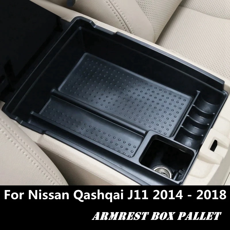 Car Center Console Armrest Box Storage Container Tray Organizer Accessories for Nissan Qashqai J11 2014 - 2019 | Автомобили и