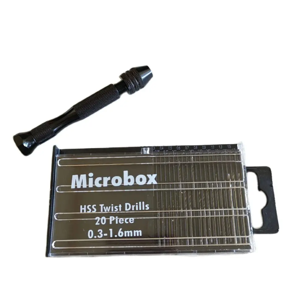 1Set 20PCS Mini Twist Drill Bit Micro Hand Keyless Chuck Reamer Clamping | Инструменты