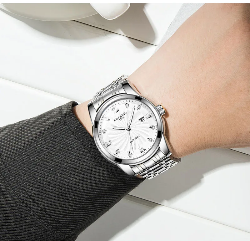 

KIMSDUN Top Brand Men's Automatic Mechanical Wrist Watch Luxury Business Sports Watch For Men's Waterproof Male Clock Montre Hom