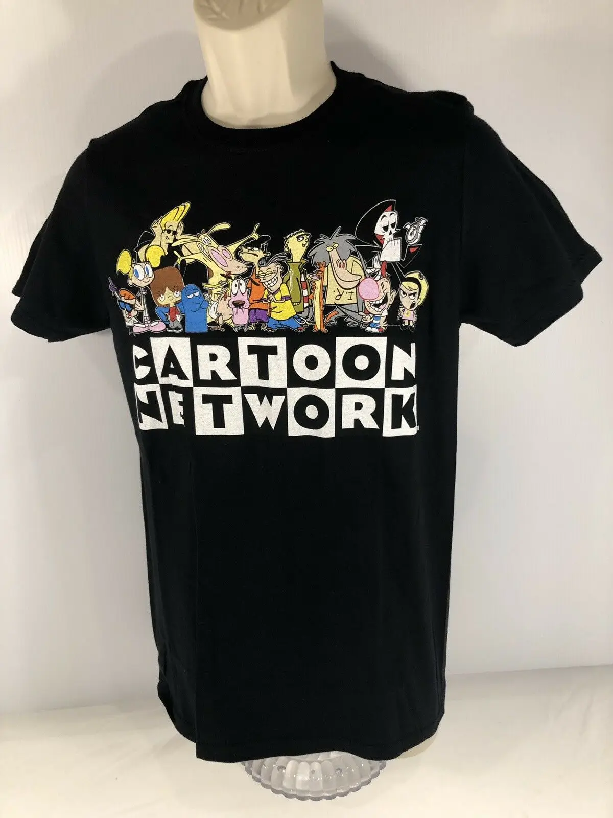 Мультяшная сеть 90s KID ED EDD N EDDY трусливая собака Ретро Винтаж Черная футболка Новая