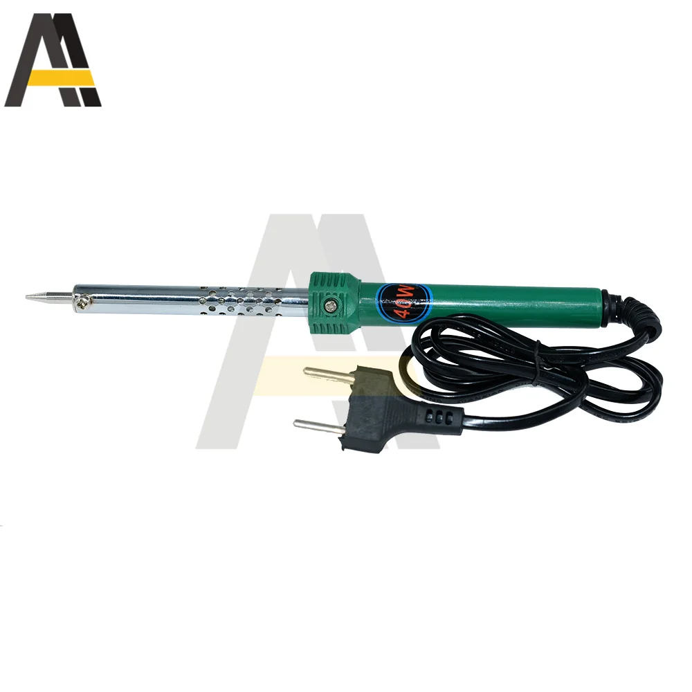 

Электрический паяльник с регулируемой температурой, 40 Вт, 220-240 В, Сварочная наладочная станция для пайки нагревательная ручка, инструмент д...