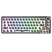 68 keys gaming rgb diy mechanical keyboard kits gaming keyboard kit 3 modes diy mechanical hotswap keyboard