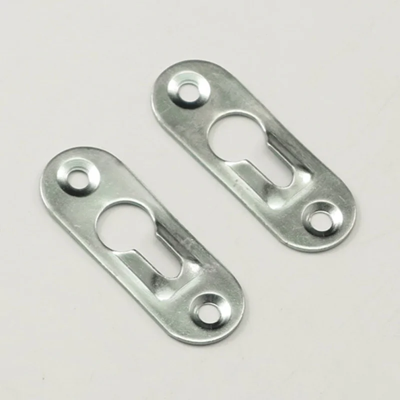 20 шт./компл. Замочная скважина Вешалки железная подвесная пластина аппаратные