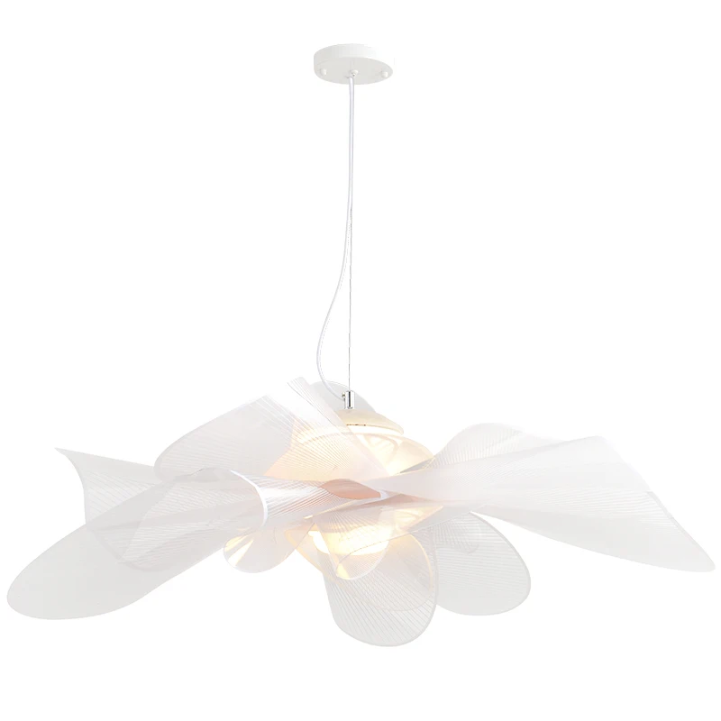 Italian designer chandelier modern restaurant lighting creative minimalist bedroom study mesh crystal Nordic living room lamp