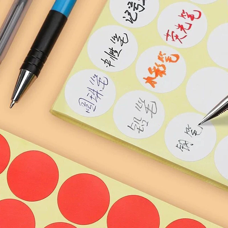 16 Цвета круглое пятно круги запечатывания стикер съемный ярлык для маркировки Dot