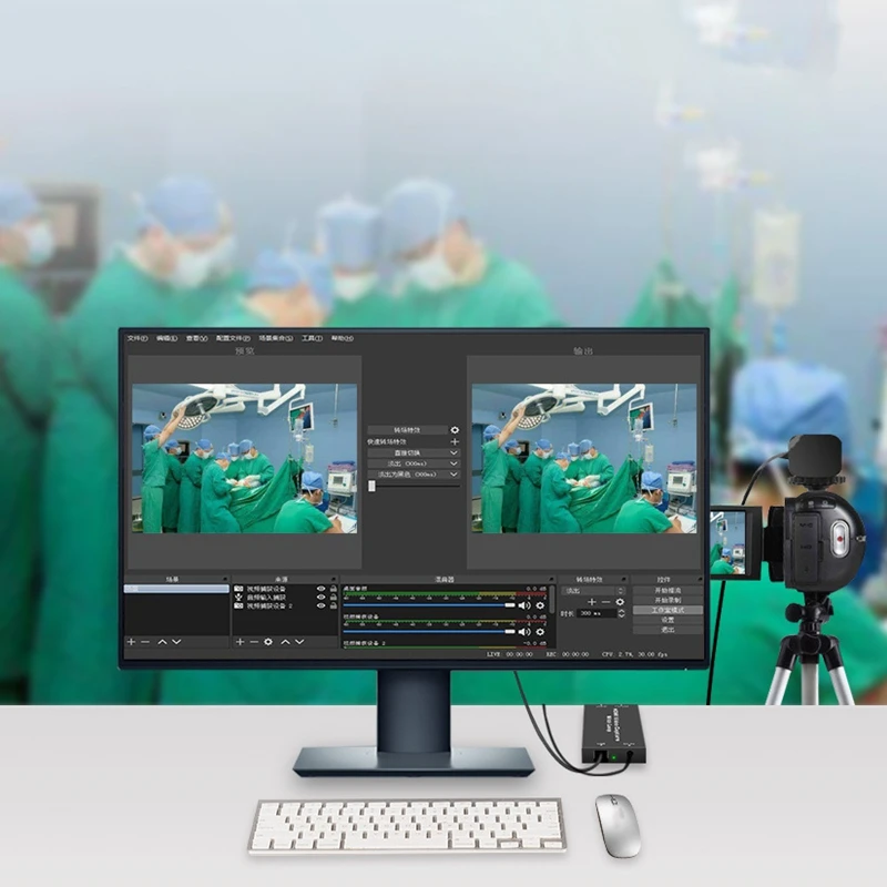 

4K Hdmi Capture Card Usb Driver Free Live Play Obs Capture Card Ps4 / Switch Recorder