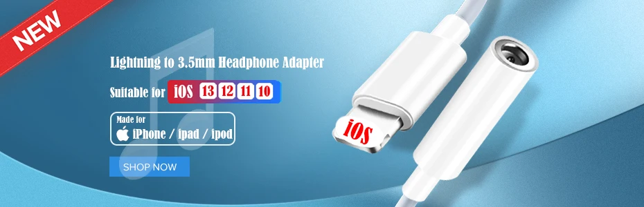 Для Lightning to 3.5mm разъем для наушников аудиокабель конвертер адаптер Aux музыка для iPhone 7 8 X XR XS сплиттер для наушников IOS 12