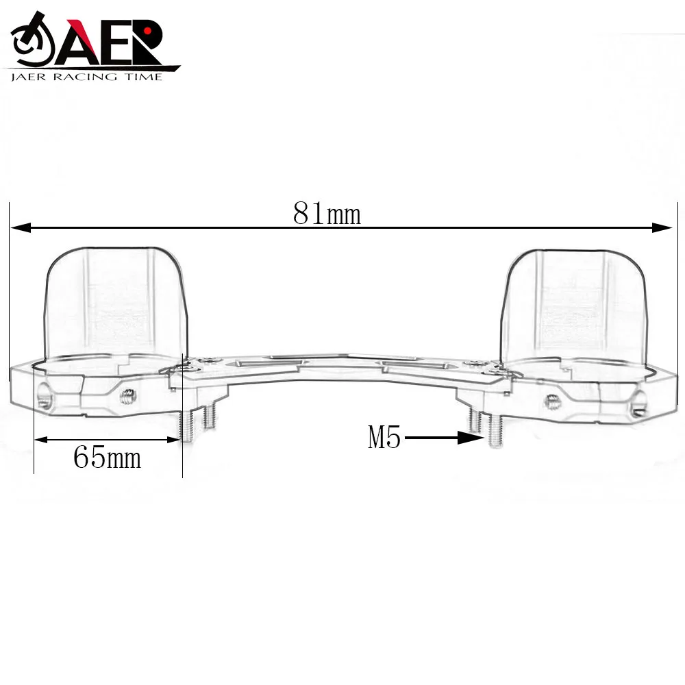 JAER мотоциклы ЧПУ баланс шок передняя вилка Brace зажим для Yamaha YZF R3 R25 MT03 MT25
