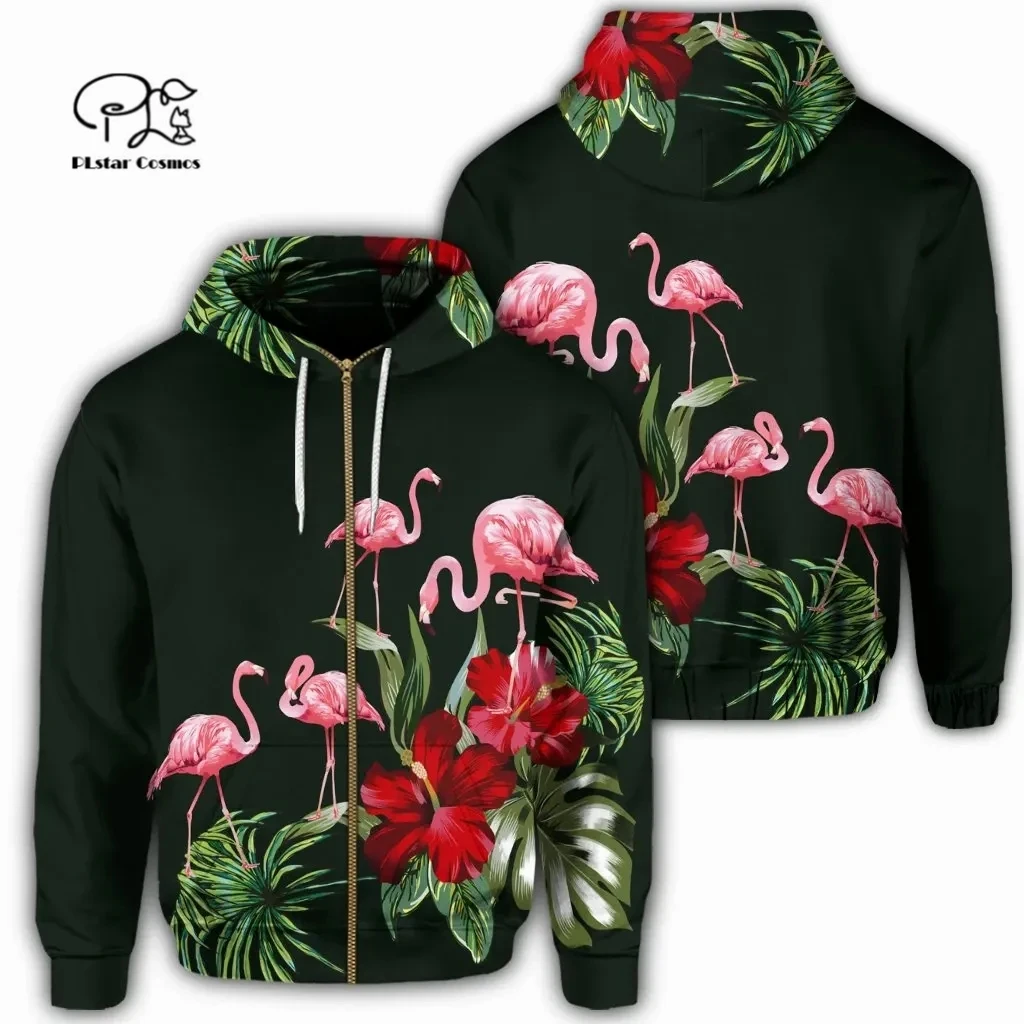

PLstar Cosmos 3DPrint Newest Sea Turtle Polynesian Flamingo Tribe Art Funny Harajuku Streetwear Unisex Hoodie/SweatshirtZip A-16