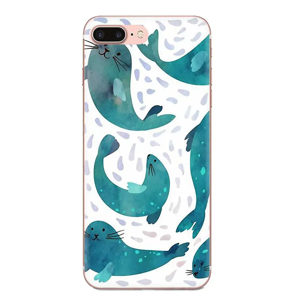 Baby Harp Seal Sea Lion Cell Phone Case Cover For Xiaomi Mi3 Mi4 Mi4C Mi4i Mi5 Mi 5S 5X 6 6X 8 SE Pro Lite A1 Max Mix 2 Note 3 4 | Мобильные