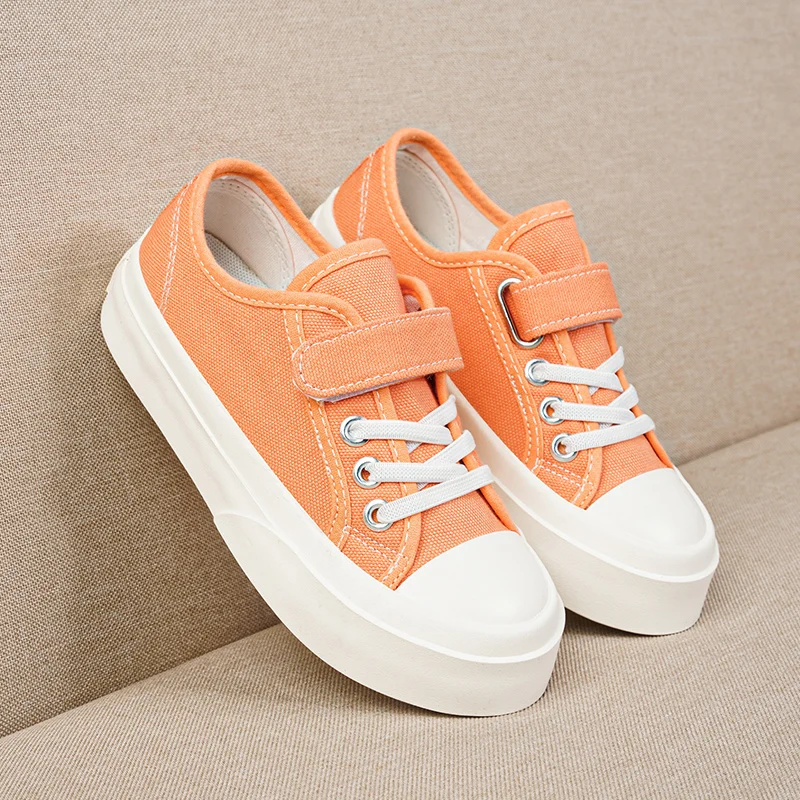 

Children's Canvas Shoes Girls Students White Shoes Sports Shoes Mesh Breathable Casual Tennis Shoes Children's Shoes Sneakers