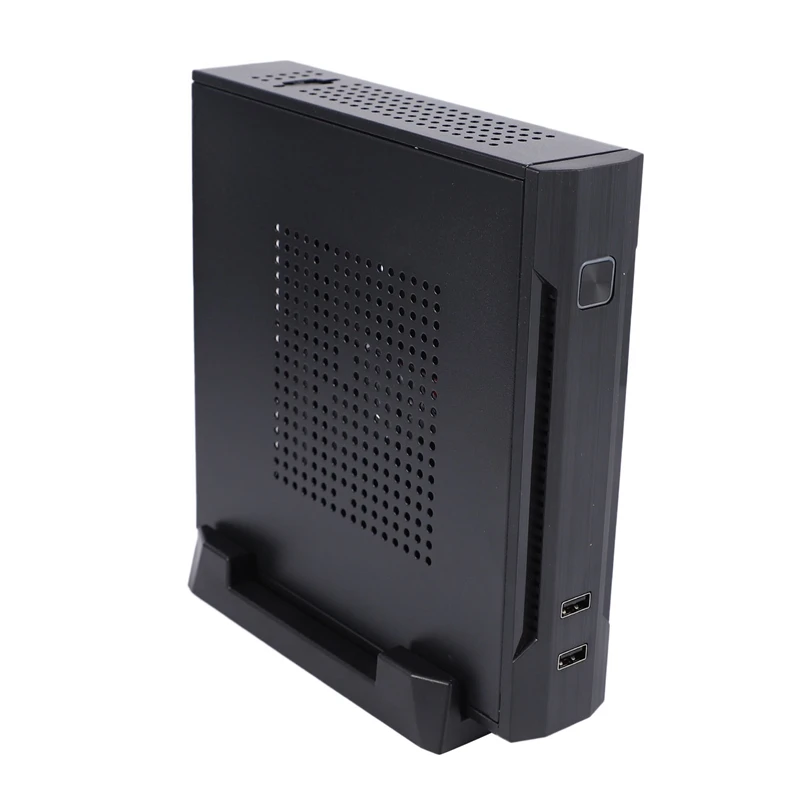Мини ITX тонкий маленький корпус для компьютера с форм фактором HTPC 2 x USB2.0 12V 8A
