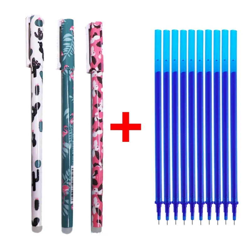 Стержень со стираемыми чернилами набор 0 35 мм синие чернила Волшебные гелевые