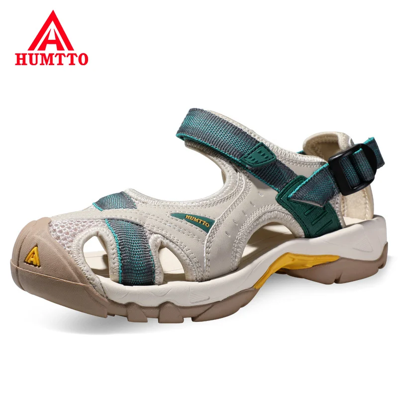 HUMTTO-Sandalias planas de secado rápido para mujer, zapatillas de playa al aire libre, zapatos acuáticos de diseño deportivo, para verano, 2021