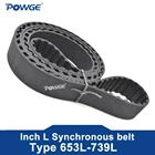 Ремень синхронный POWGE Trapezoid L 653L660L675L694L697L701L720L728L731L739L, ширина 12,719,125,438,1 мм