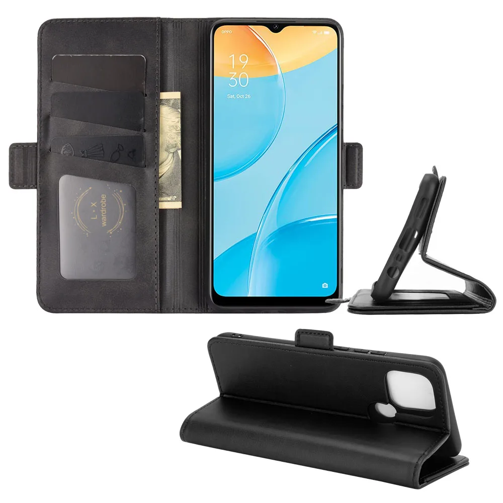 

For OPPO A15 Case Flip Luxury Cover Leather Stand Soft TPU Book Style Phone Cover For OPPO A15 Coque Fundas Bag