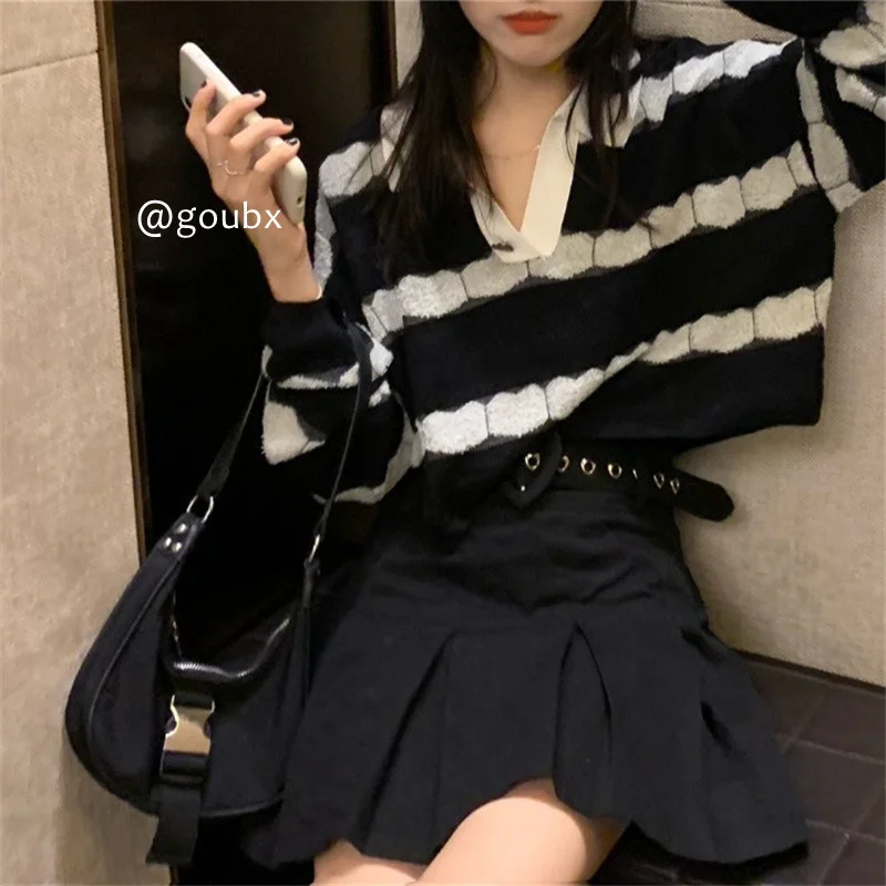 

Свитер женский осенний трикотажный, теплый, однотонный