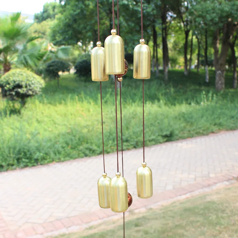 

Saim Antique Wind Chime Yard Garden Living Decoration Metal Wind Chimes Outdoor Chinese Oriental Lucky Aluminum Room Decoration
