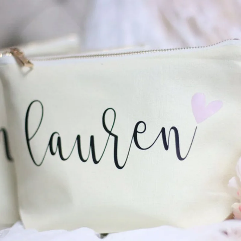 Косметичка для подружки невесты подарок макияжа чехол косметики сумка свадебных