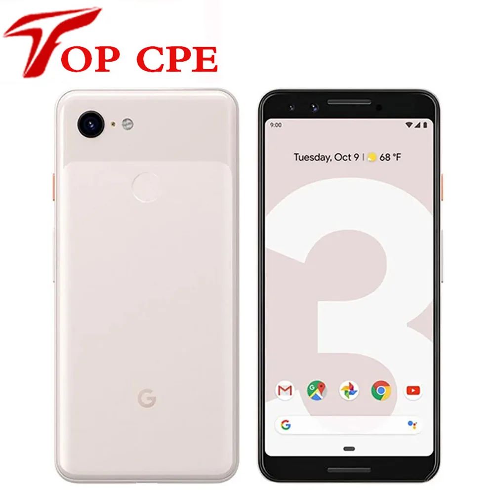 Сотовый телефон Google Pixel 3 3XL GSM 4G Android разблокированный 12 2 МП и двойная камера 8 Мп