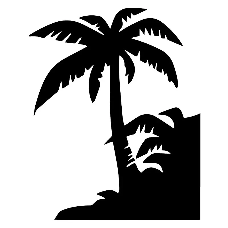 Светоотражающая Автомобильная наклейка с пальмовым деревом модные