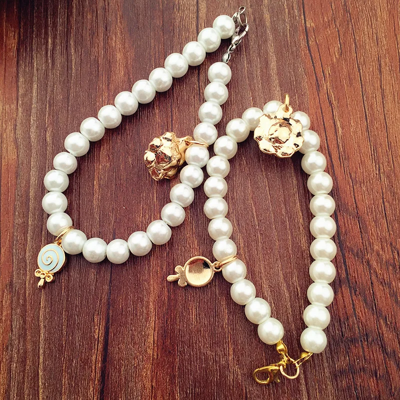 

Fashion DIY Pearl Keychain Women Trinket For Women's Gift Handbags Pearl Beads Key Ring Key Ring For Jewelry Making Accessories